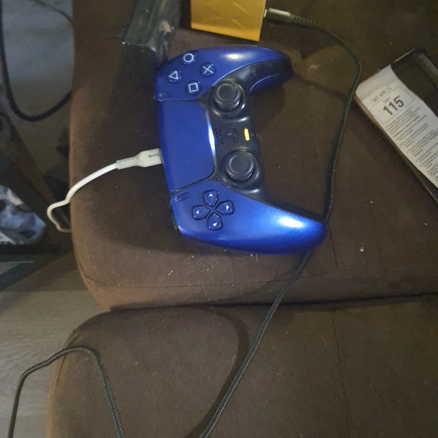 PlayStation 5 Console with Blue Controller