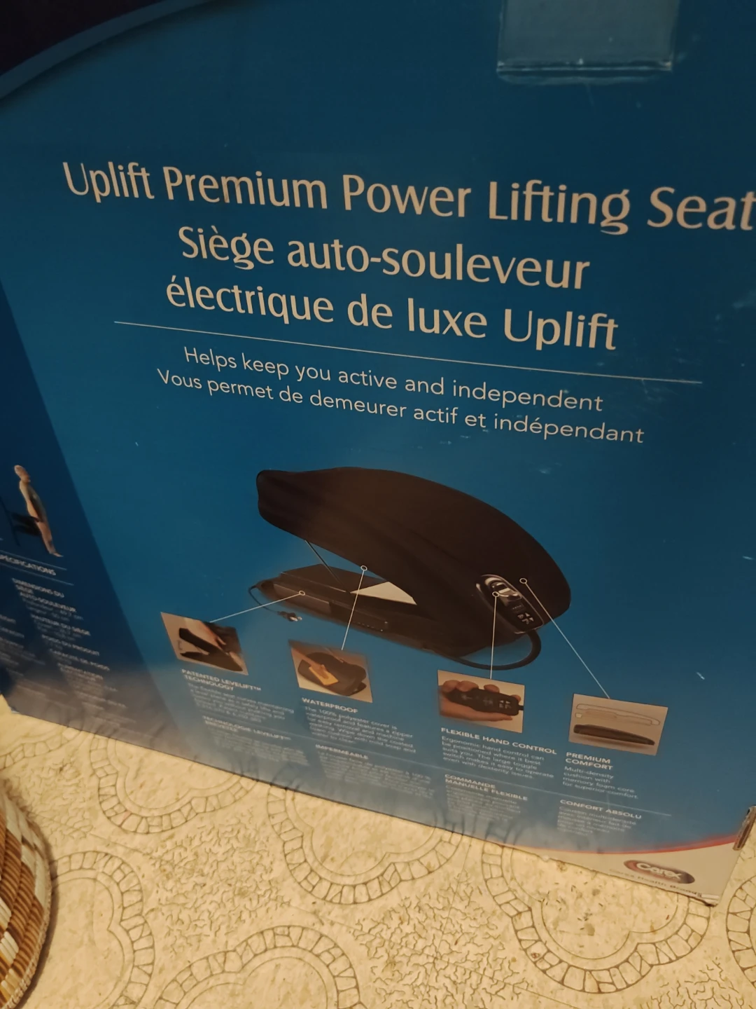 Carex Uplift Premium Power Lifting Seat