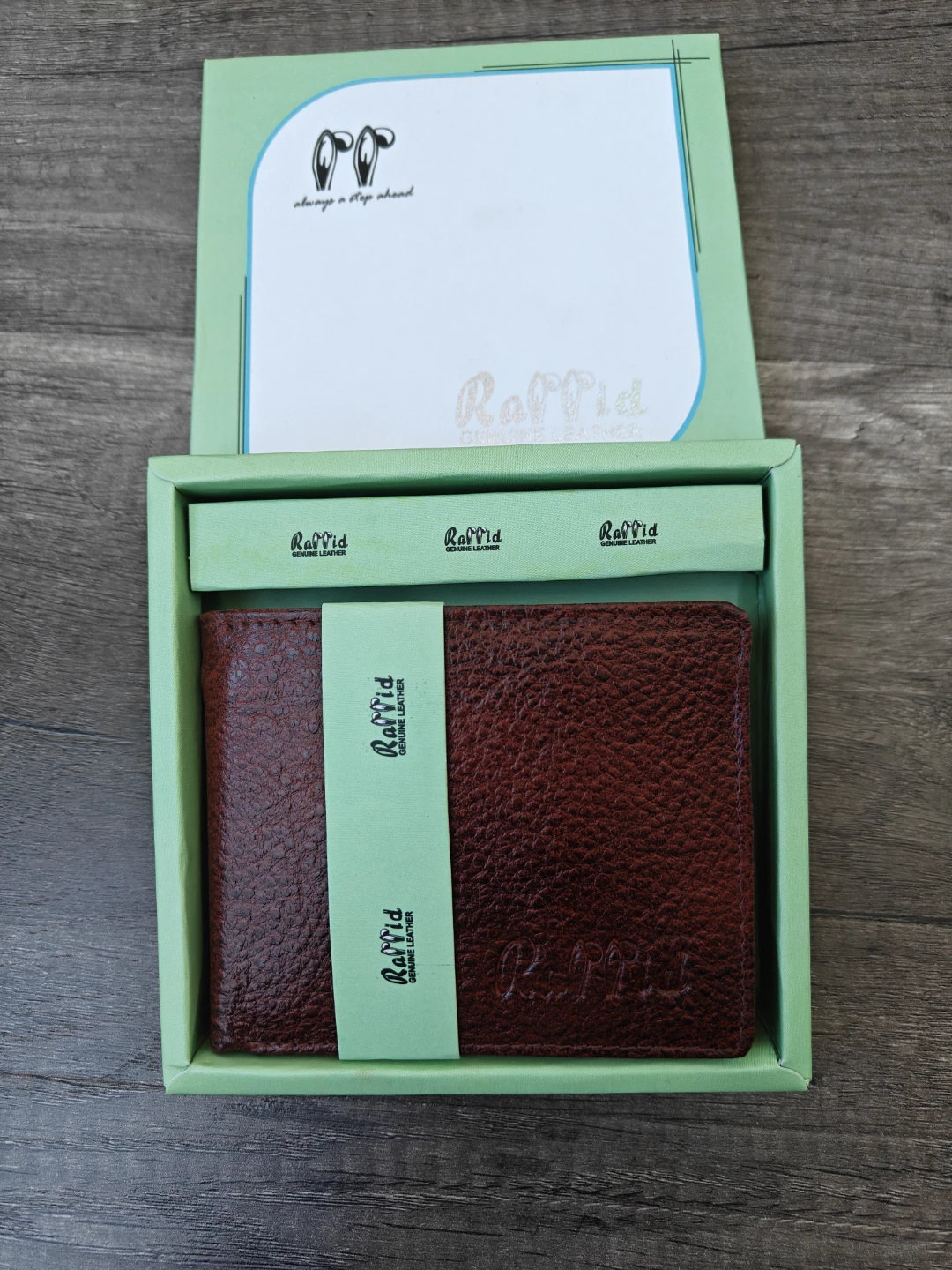 Raffid Genuine Leather Bifold Wallet