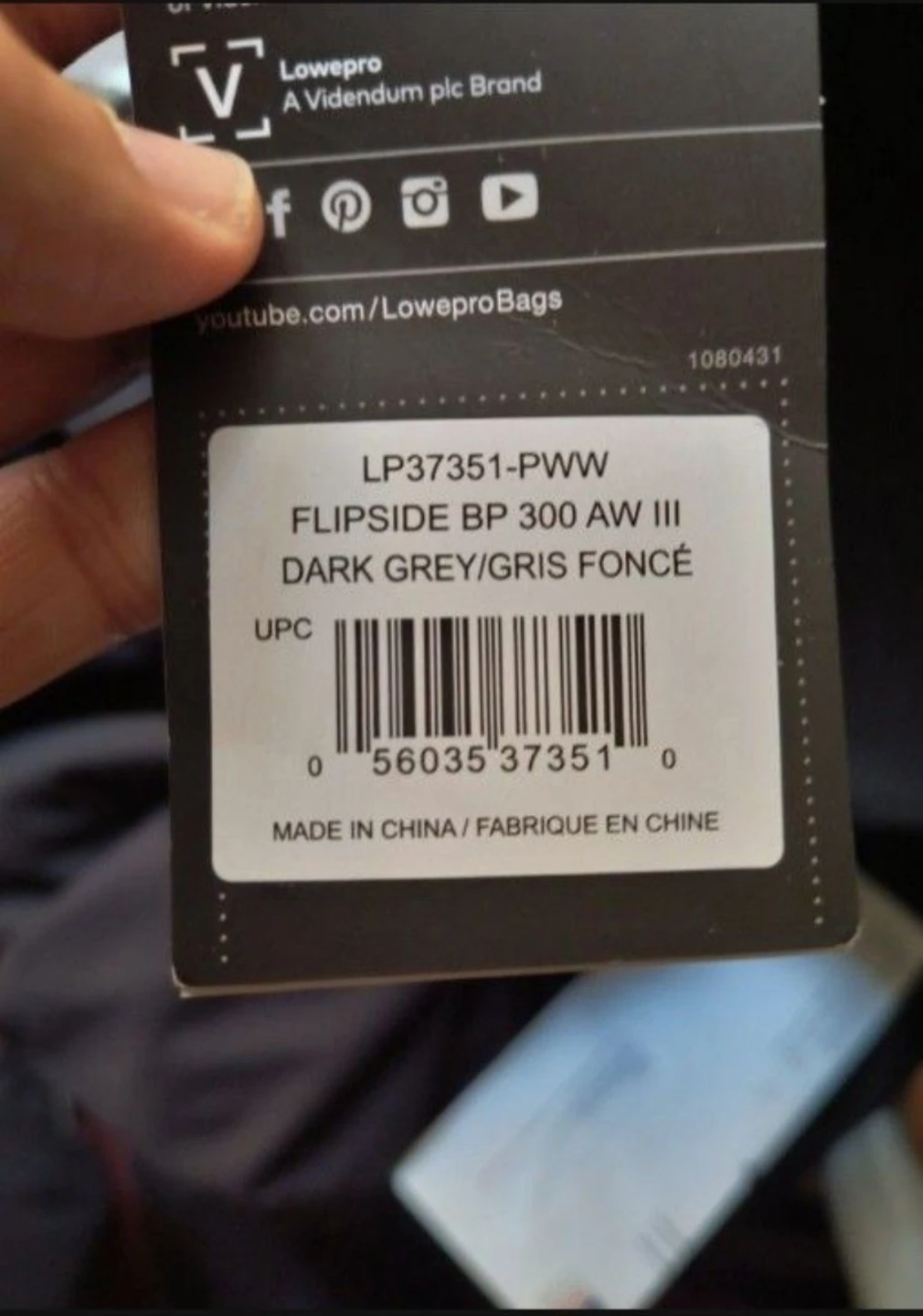 Lowepro Flipside BP 300 AW III Backpack - Dark Grey - photo 4
