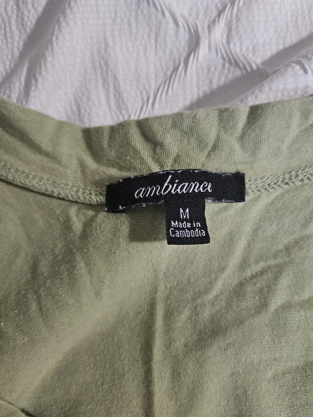 Ambiance V-Neck T-Shirt - Light Green - photo 4