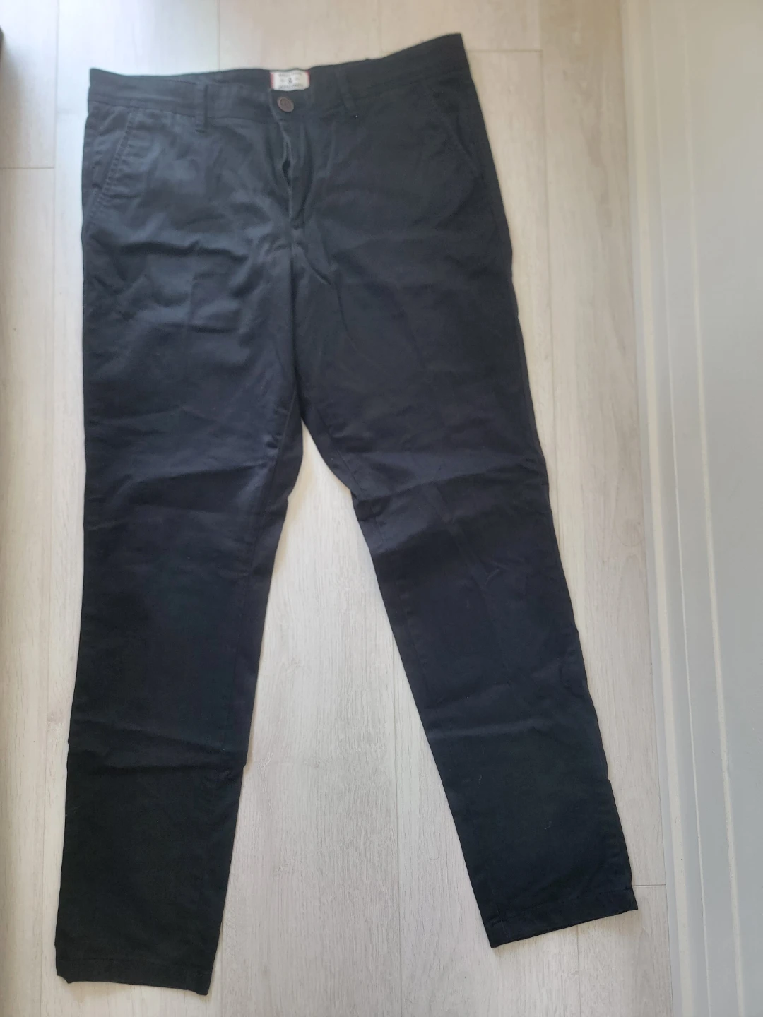 Jack & Jones Slim Fit Black Chino Pants - Size 34x32