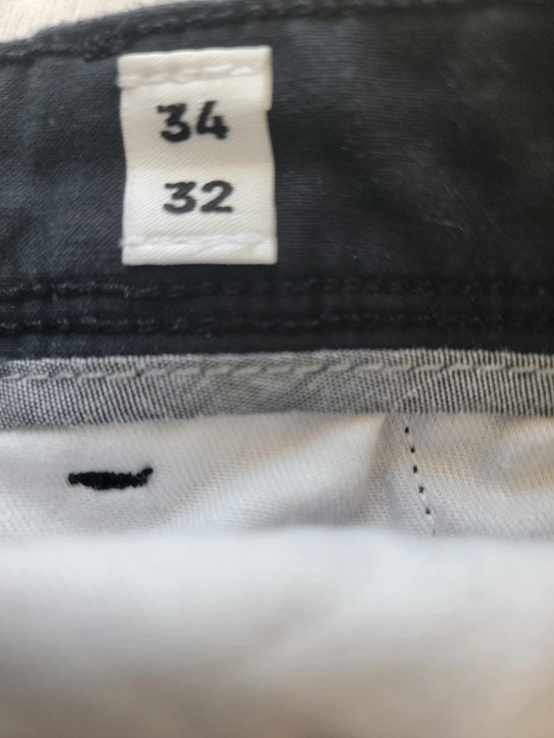 Jack & Jones Slim Fit Black Chino Pants - Size 34x32 - photo 3
