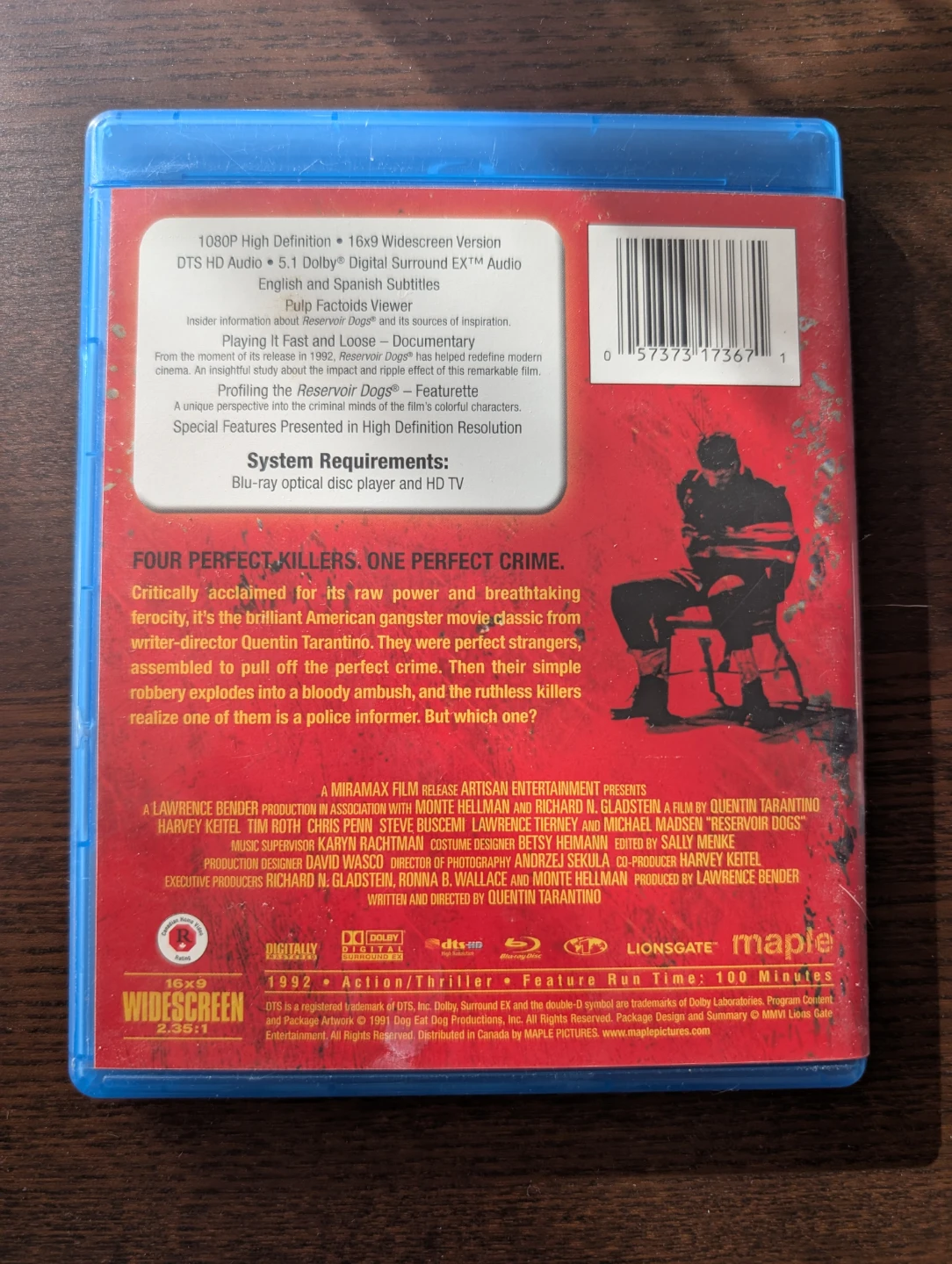 Reservoir Dogs Blu-ray - photo 2