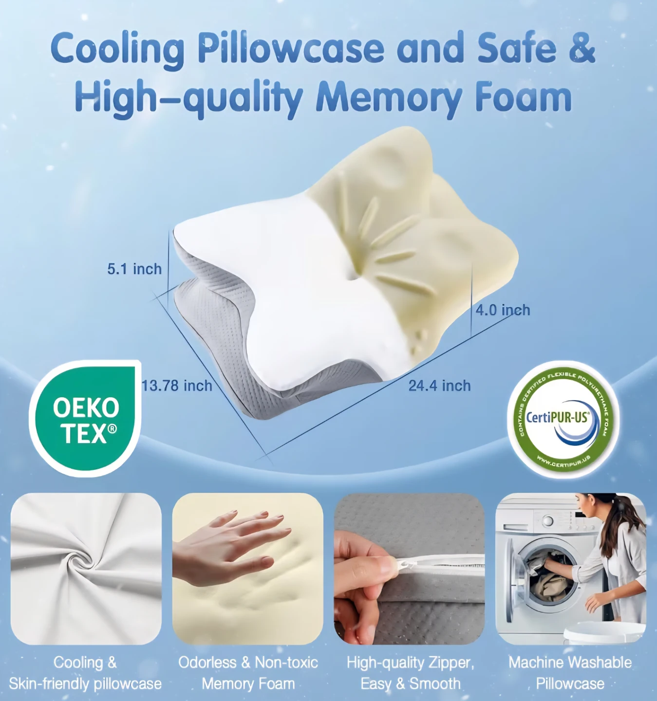 Cervical Pillow For Sleeping - photo 4