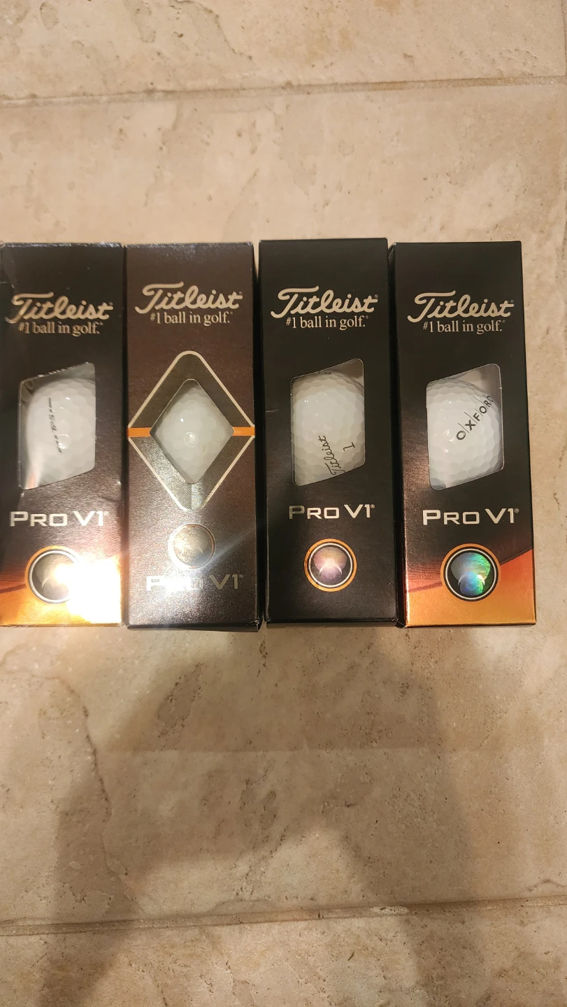 Titleist Pro V1 Golf Balls - Set of 3 . $30/box or $100 for all