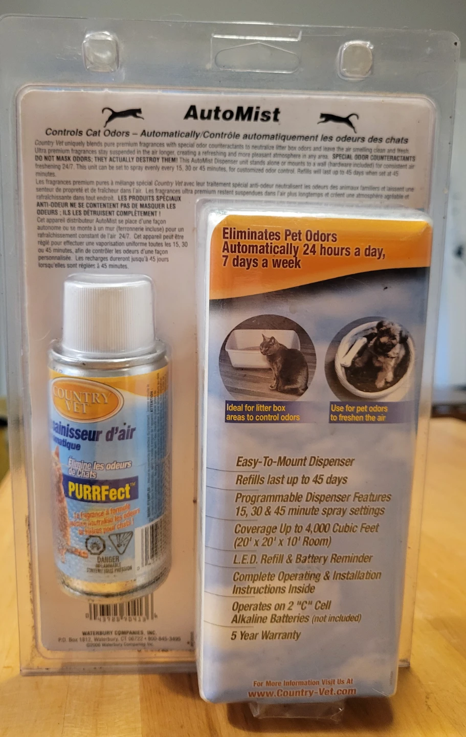 Country Vet AutoMist Automatic Odor Control Dispenser & Refill - photo 2