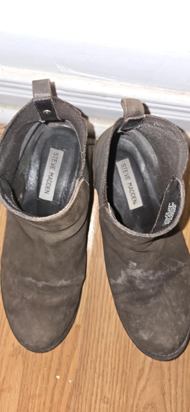 Steve Madden Women's Brown Suede Ankle Boots - Size 7 - photo 2