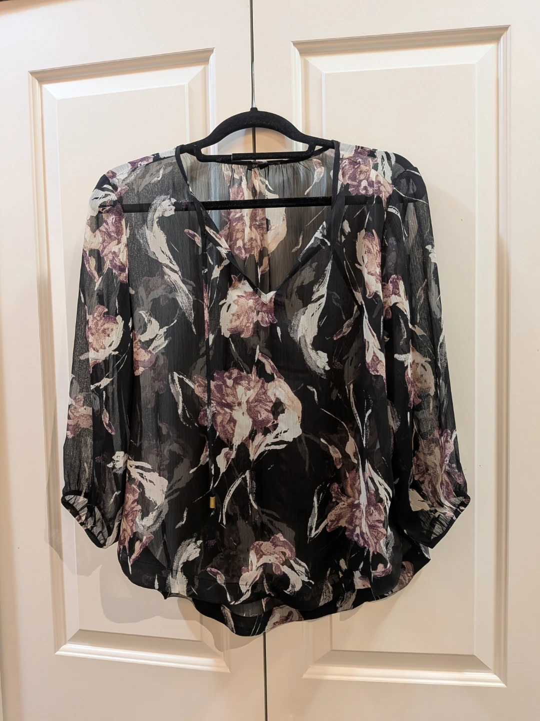 Dynamite Sheer floral print blouse - photo 2