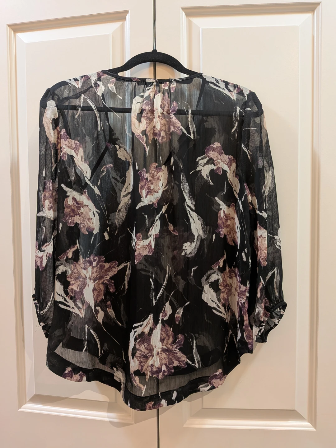 Dynamite Sheer floral print blouse - photo 4