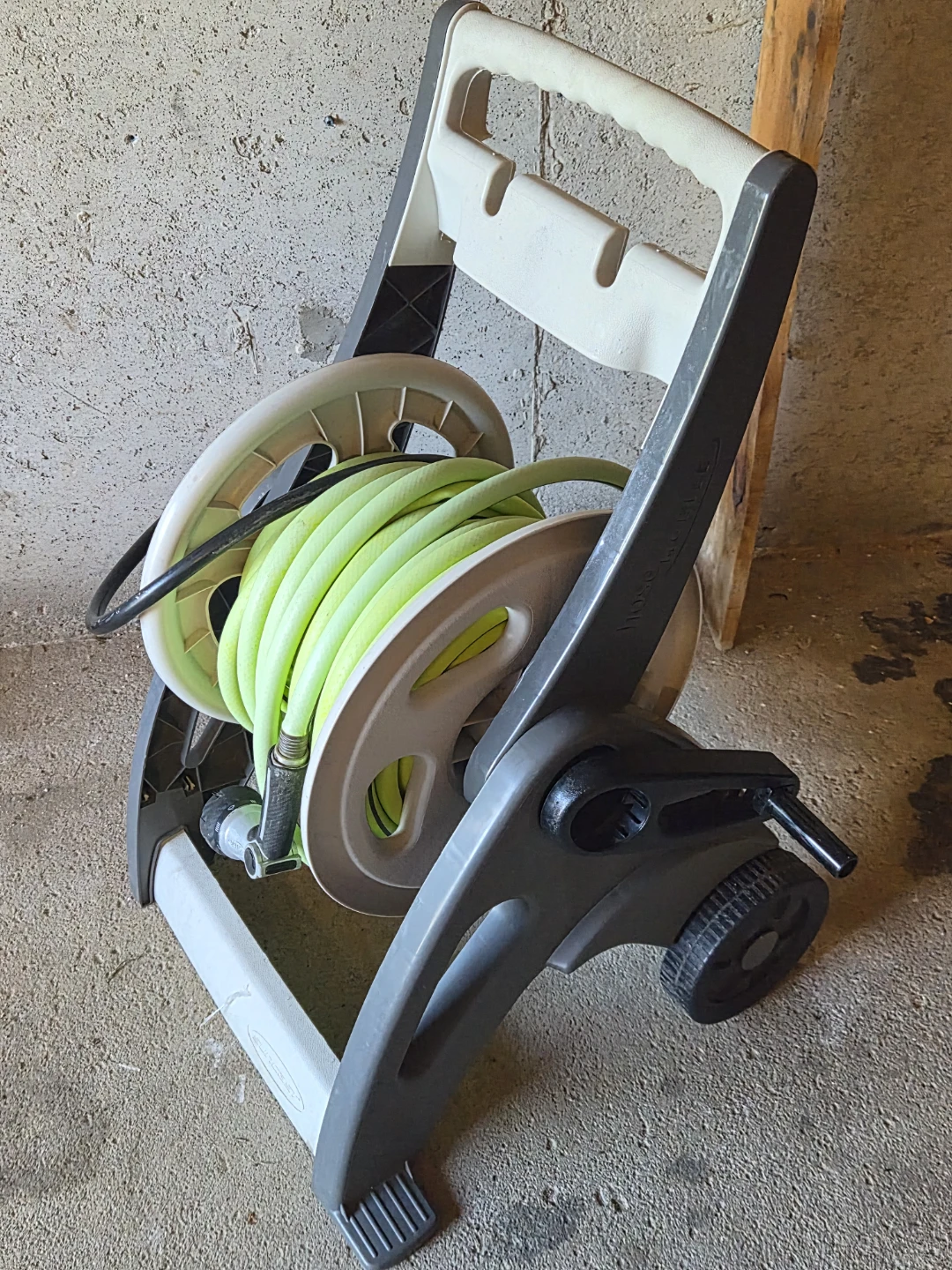 Hose Reel Cart with Garden Hose