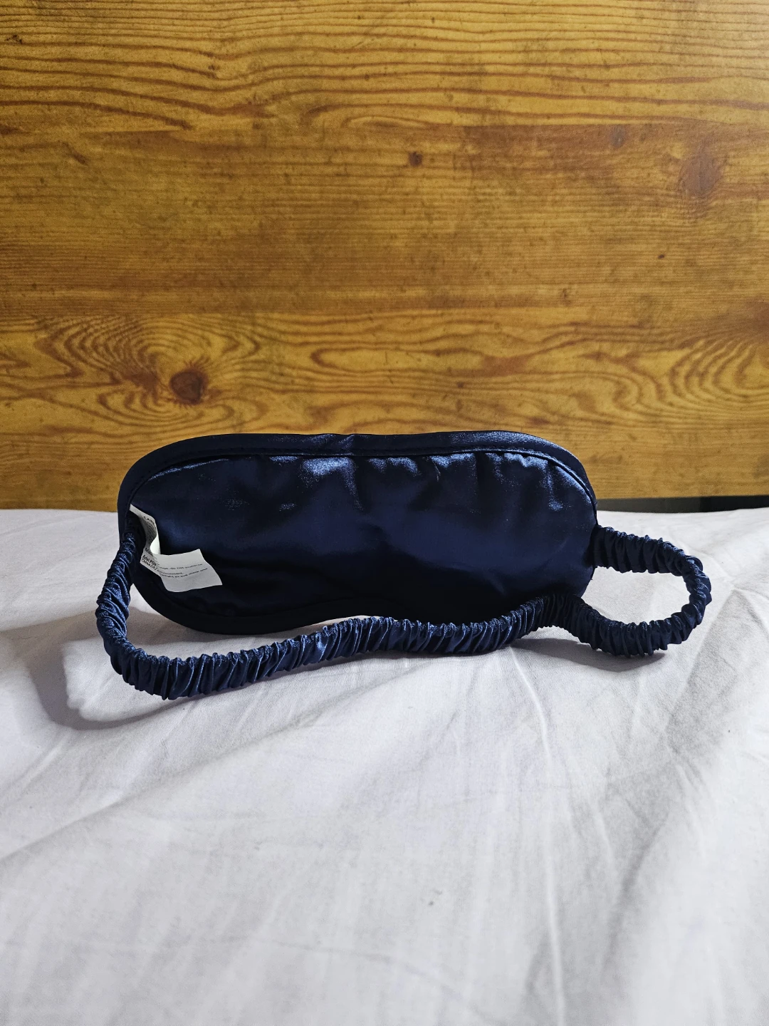 Navy Blue Satin Sleep Mask - photo 3