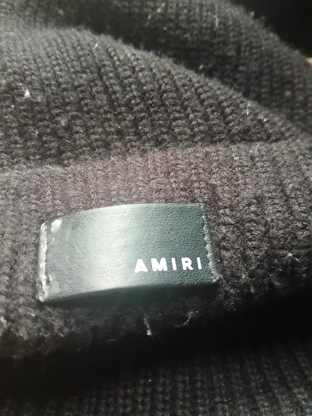 Amiri Black Knit Beanie - photo 2