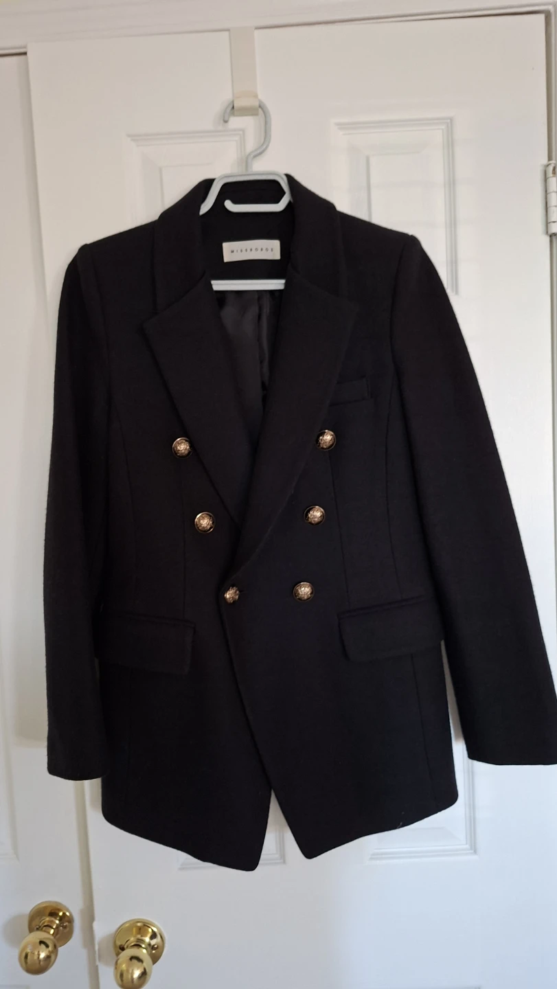MISSBOBOS Black Double-Breasted Blazer