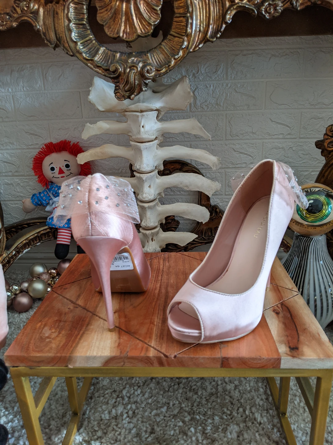 Le Château Pink Peep-Toe Heels - Size 8 - photo 3
