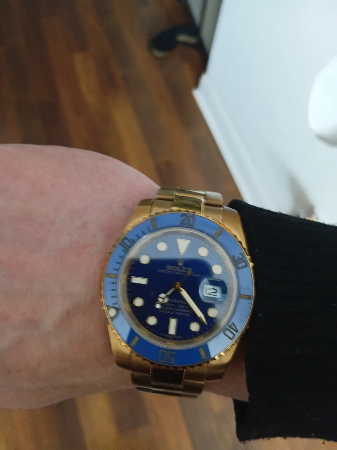 Rolex Submariner Date Watch - Gold/Blue - photo 3