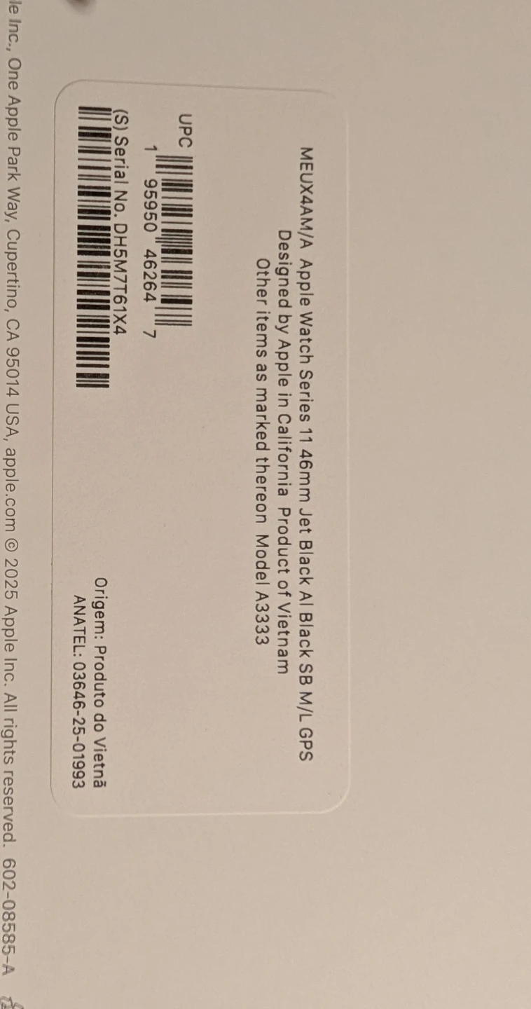 Apple Watch Series 11 45mm Jet Black Al Black SB - photo 4