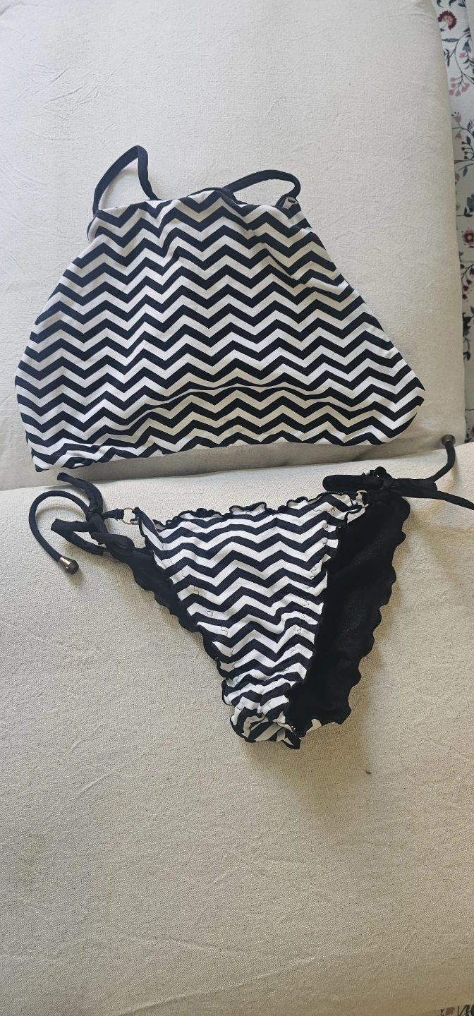 Black & White Chevron Bikini