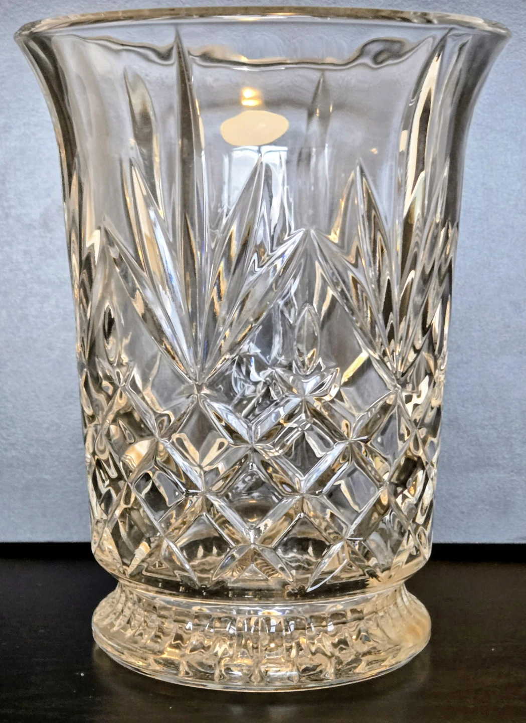Beautiful Vintage 8" DePlomb Vase 24% Lead Crystal - photo 2