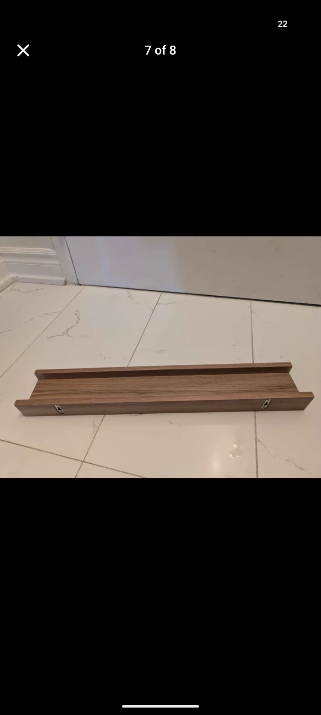 Rustic Floating Wall Shelf - photo 2