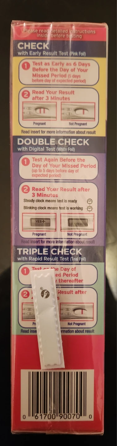 First Response Triple Check Pregnancy Test - photo 5