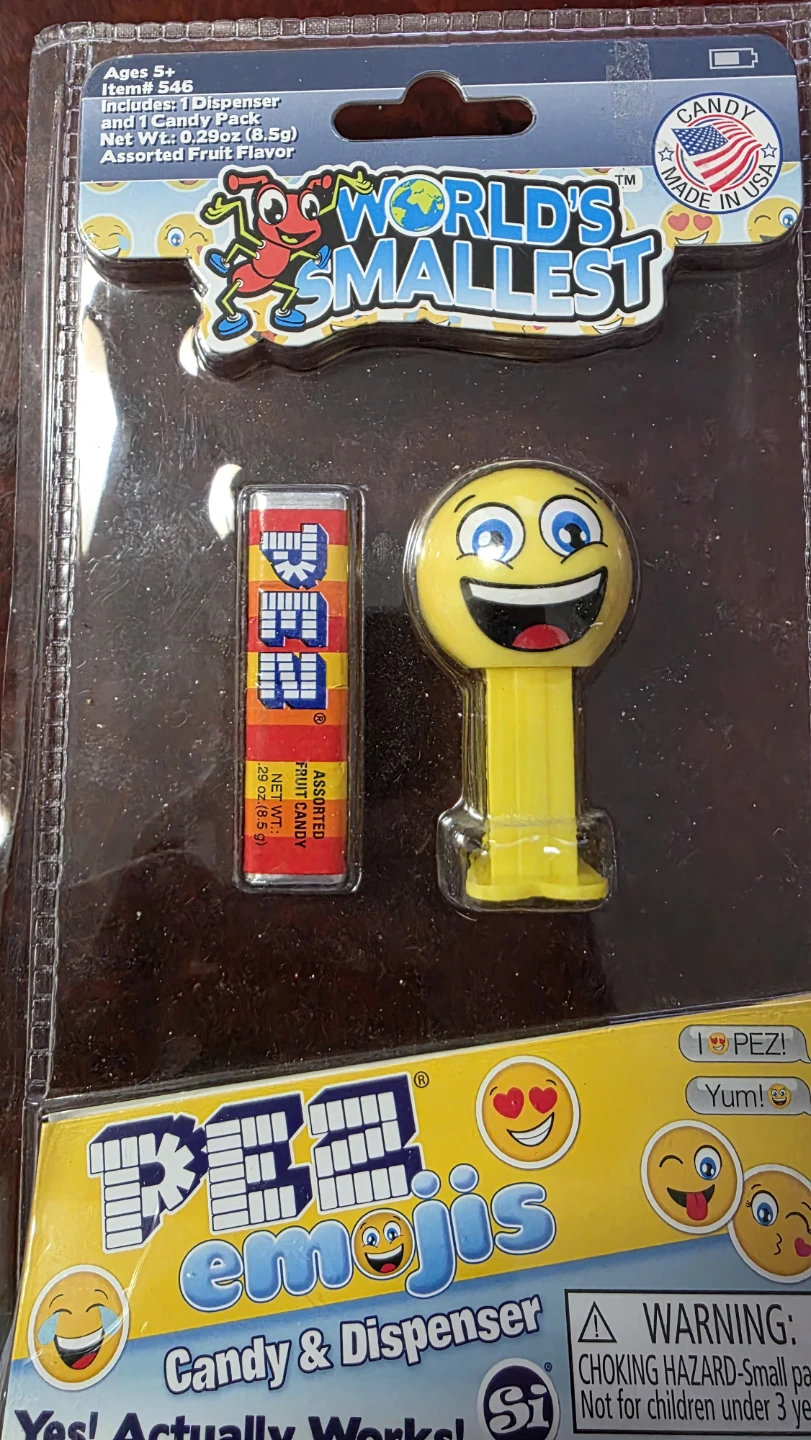 World's Smallest PEZ Emoji Candy & Dispenser