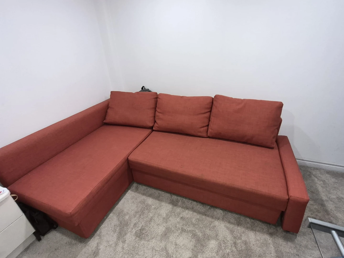 Red Sectional Sofa Bed