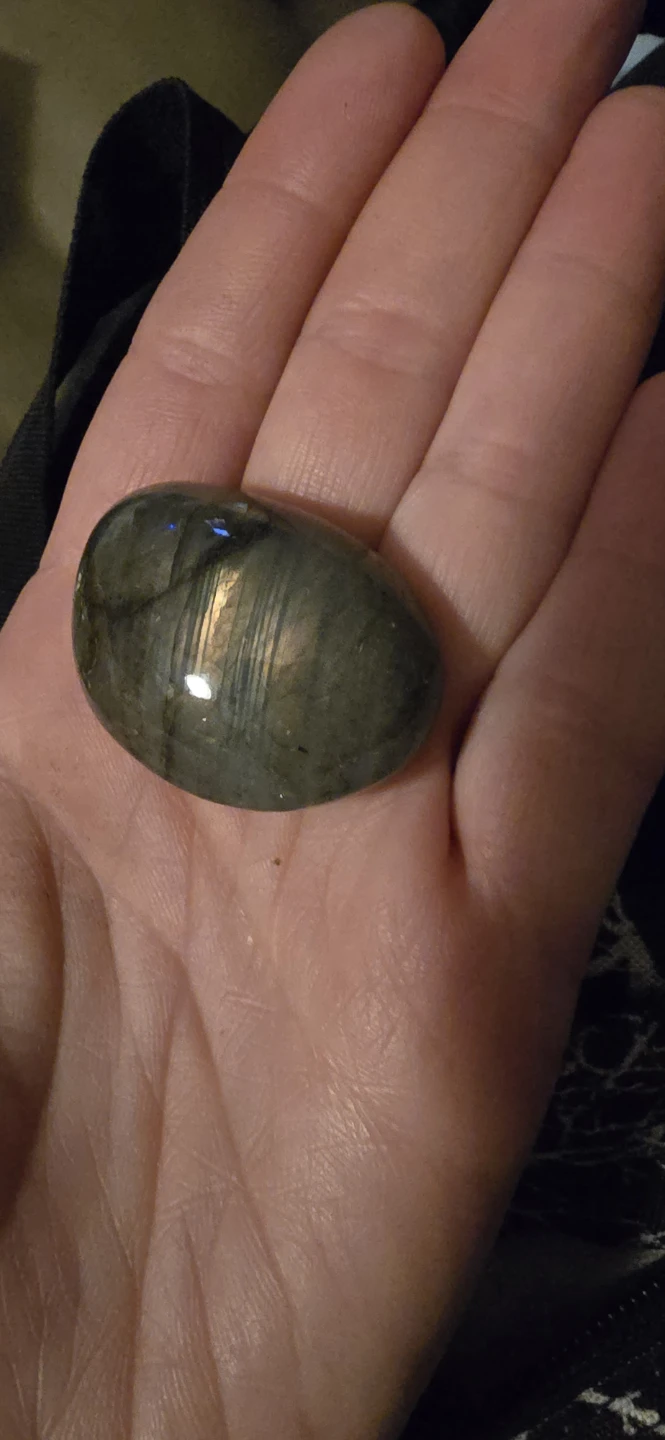 Polished Labradorite Palm Stone