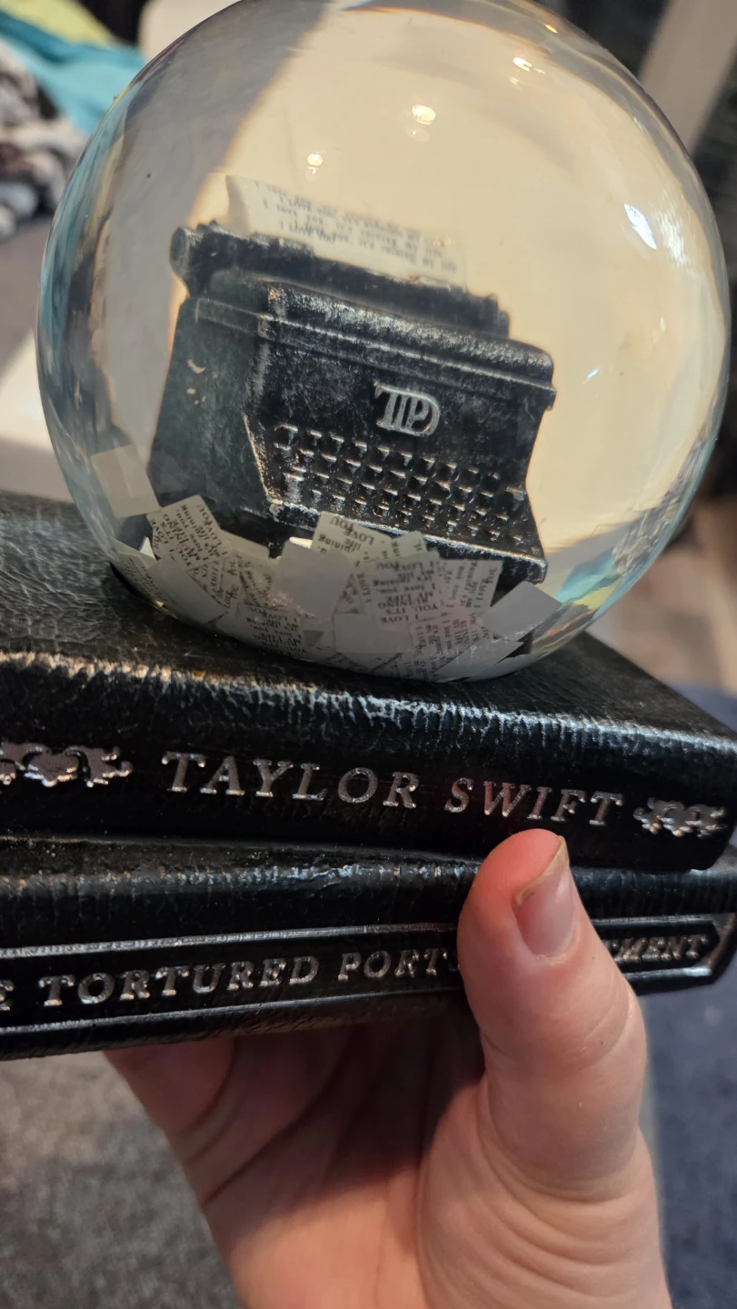 Taylor Swift The Tortured Poets Department Snow Globe