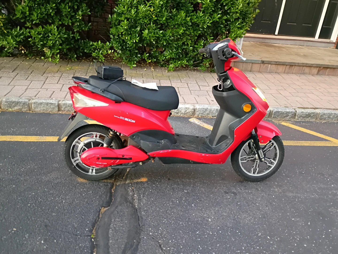 Red Electric Scooter with Charger