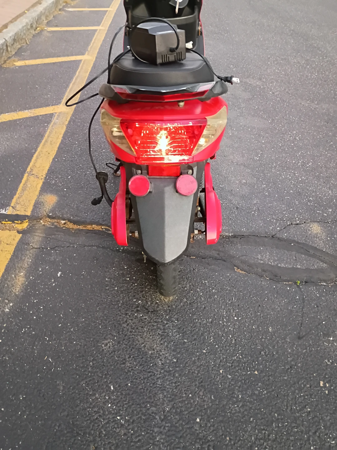 Red Electric Scooter with Charger - photo 4