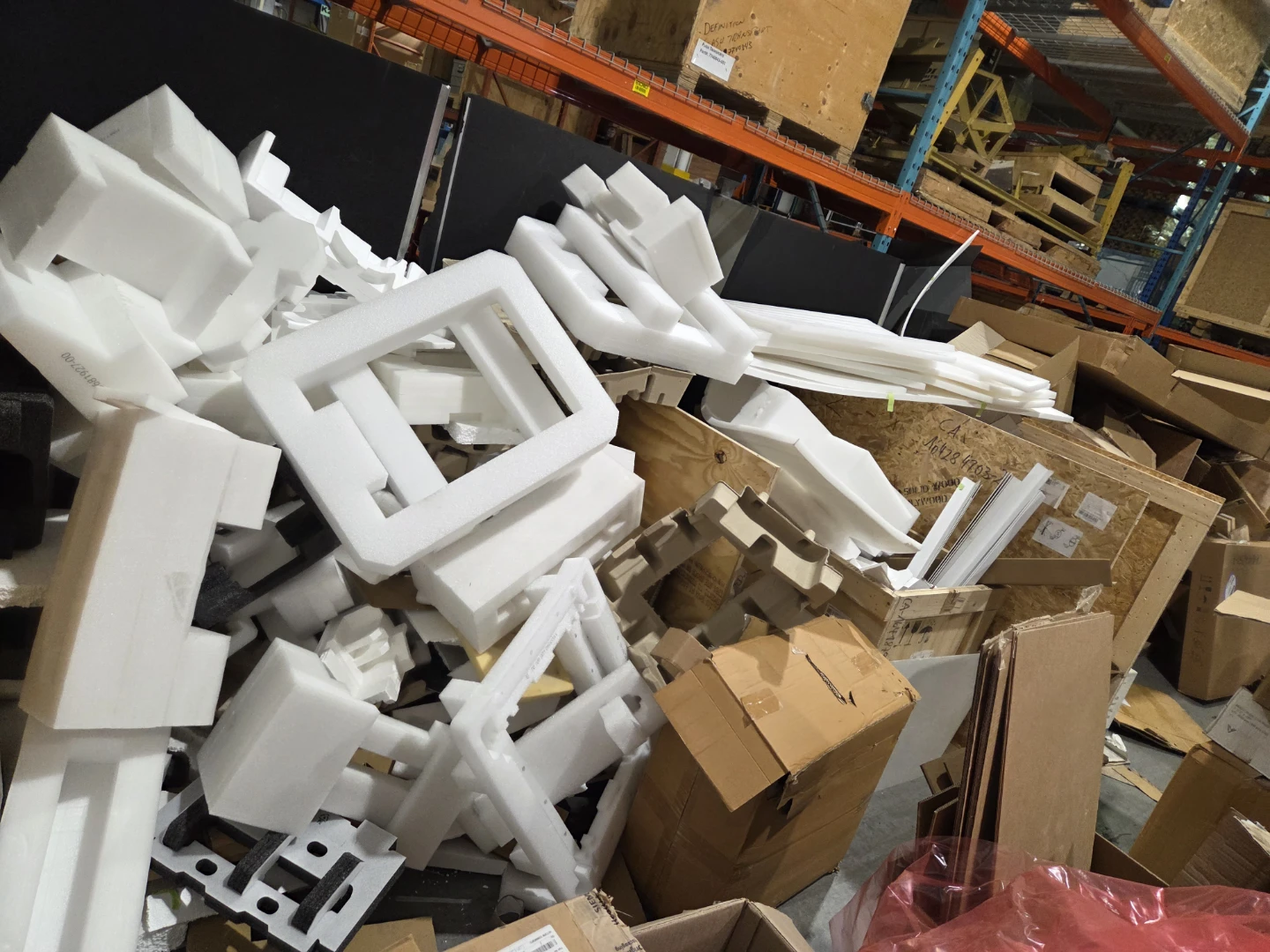 #freecycle  Cardboard and foam- Variety of Sizes - photo 3