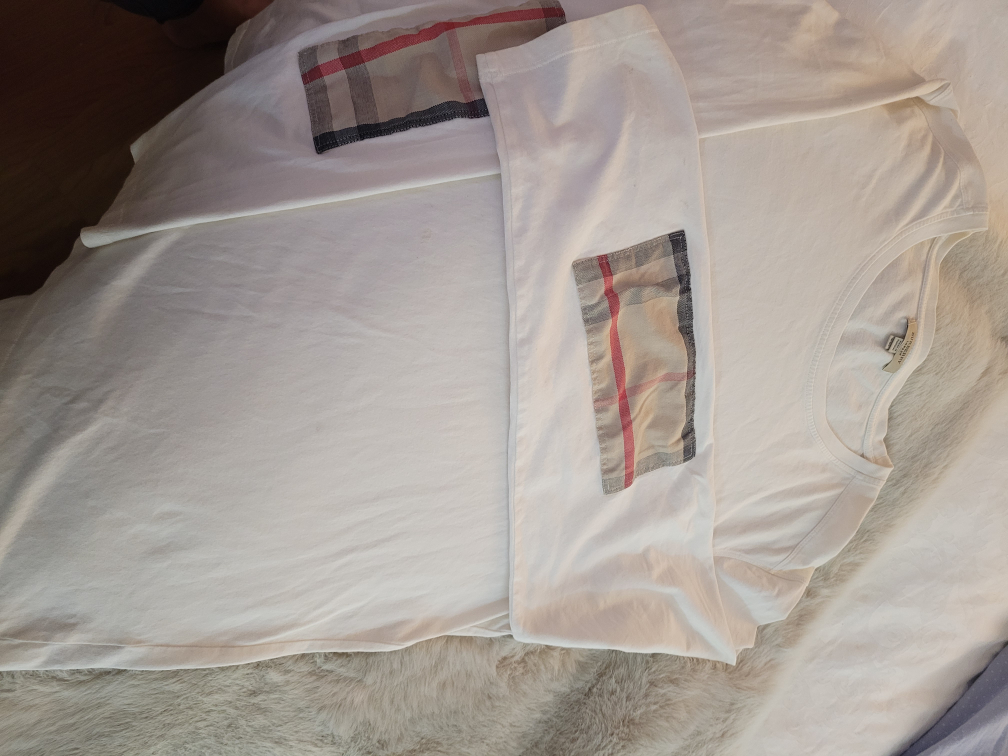 Burberry London Long Sleeve T-Shirt - XXL White
