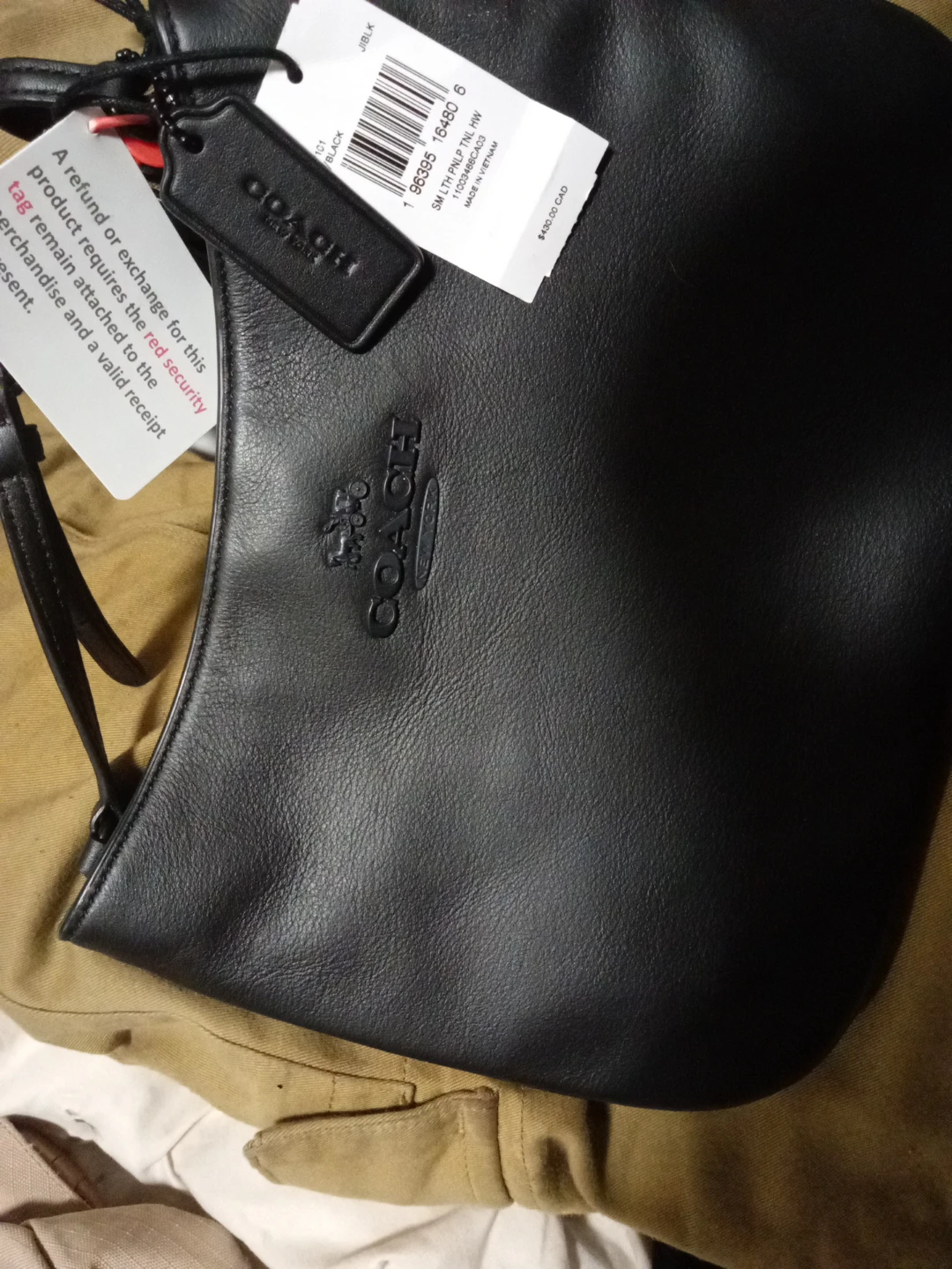 Coach Black Leather Shoulder Bag - photo 2