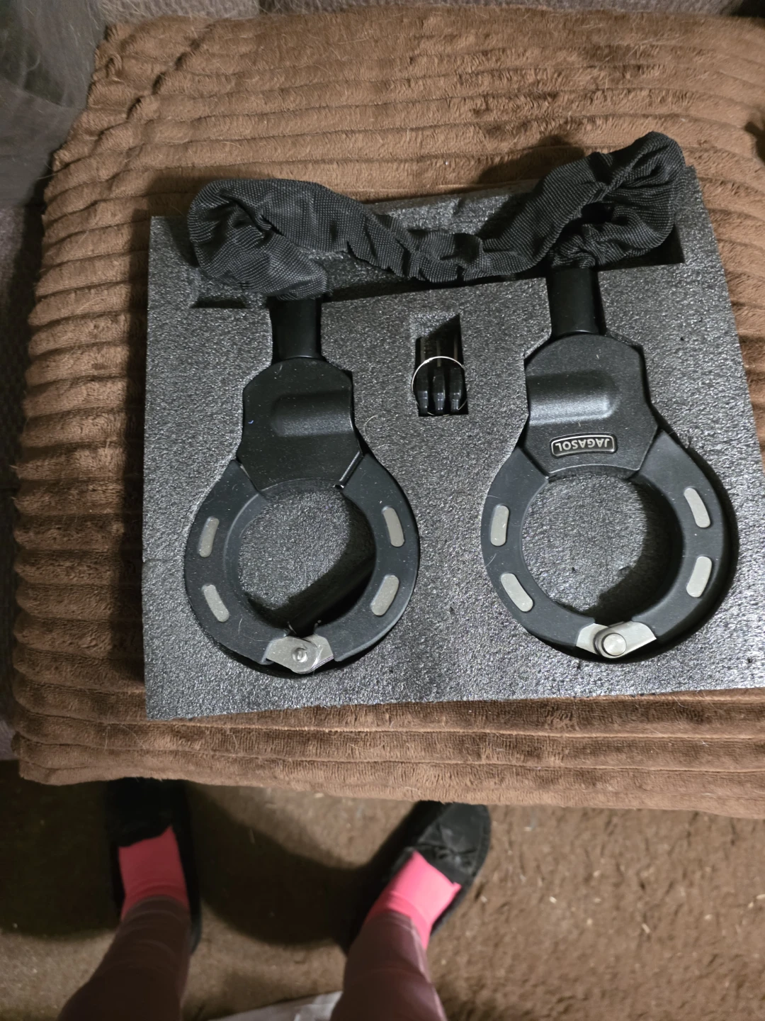JAGASOL Bicycle U-Lock with Chain