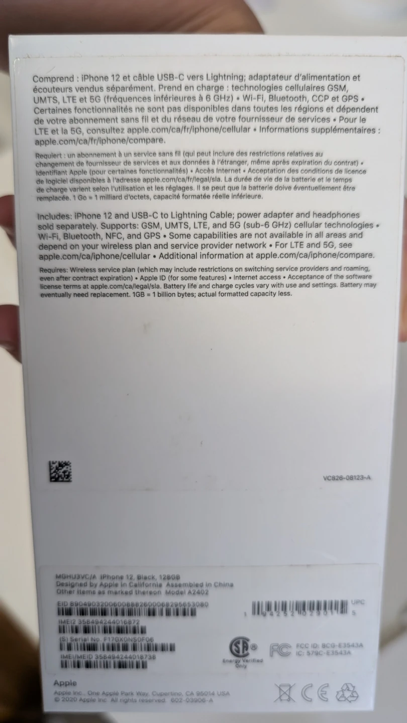Apple iPhone 12 Black (128GB) - photo 2