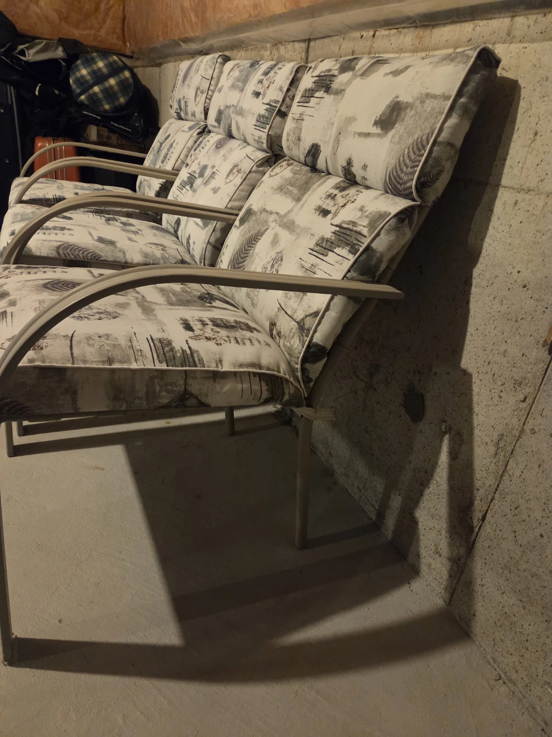 Patio Chairs with Botanical Print Cushions Set of 4 - photo 5