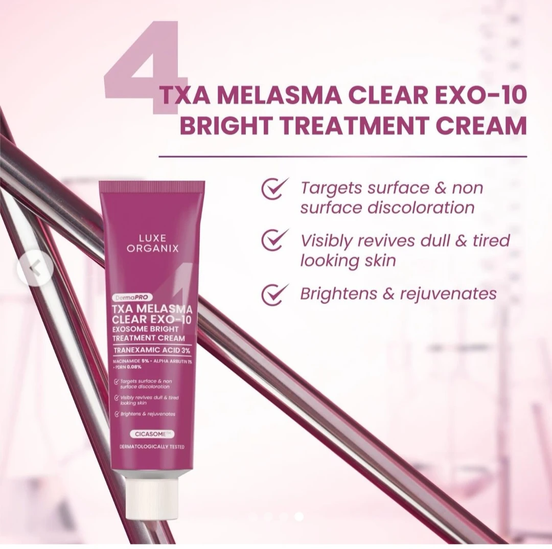 Luxe Organix TXA Melasma Clear Exo-10 Bright Treatment Cream - photo 2