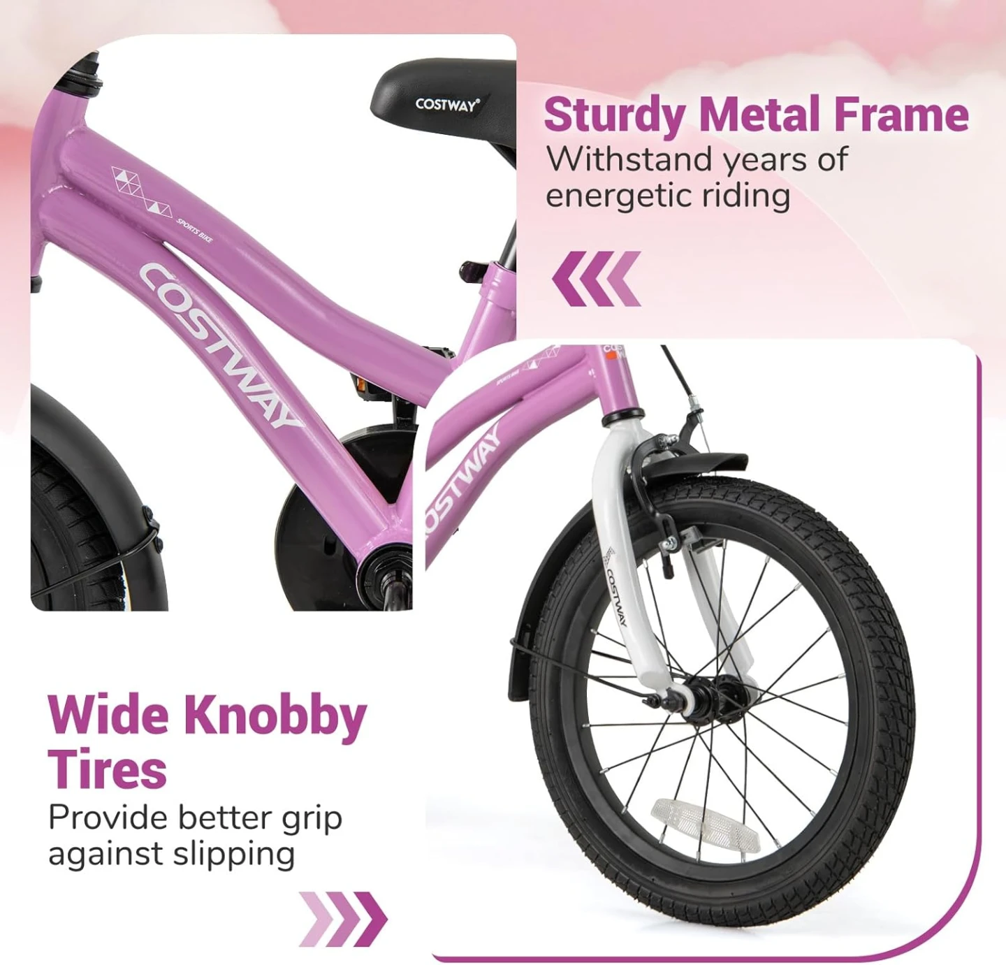 COSTWAY Kids Bike 16 Inch Children Toddler Bicycle - photo 2