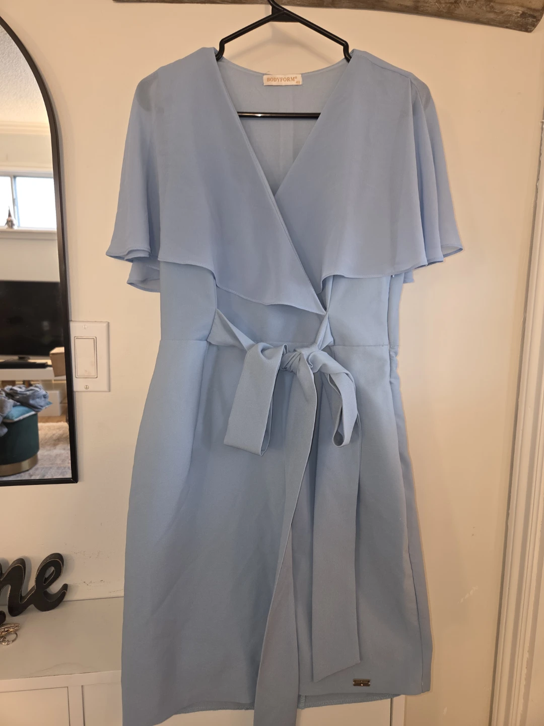 Baby Blue Wrap Dress - photo 3