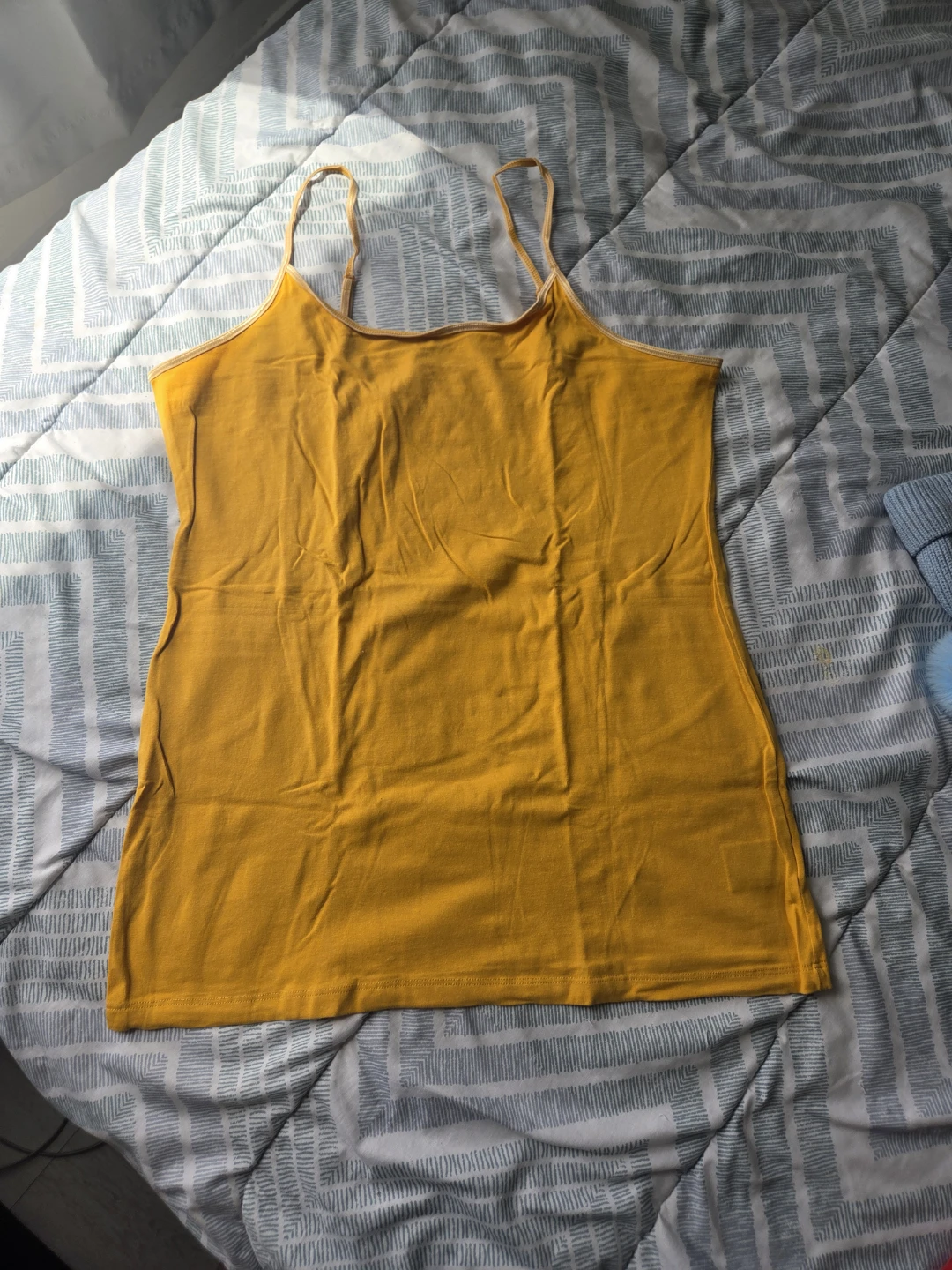 Yellow Spaghetti Strap Camisole