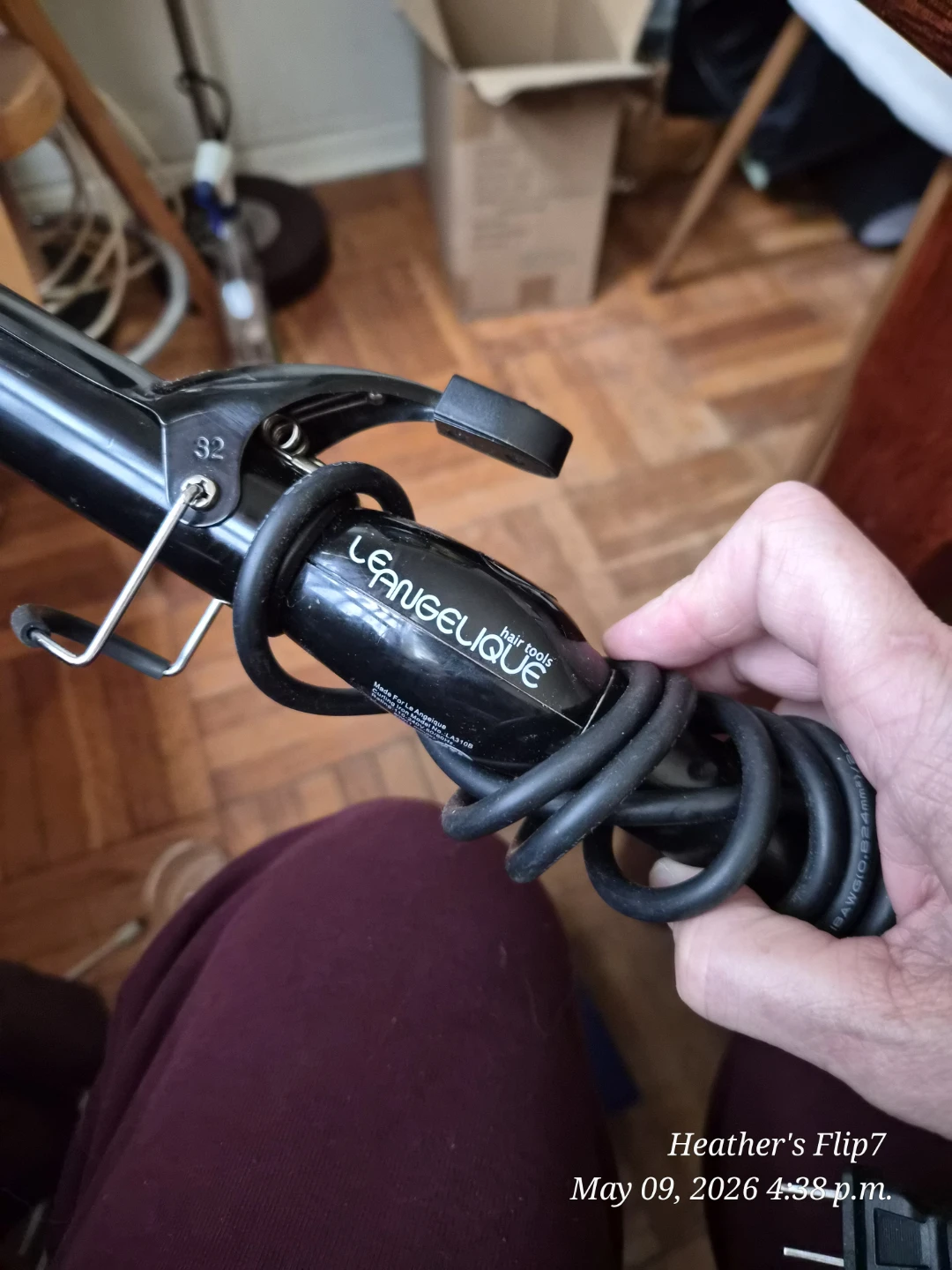L Angélique Hair Tools Curling Iron 🥕🧡