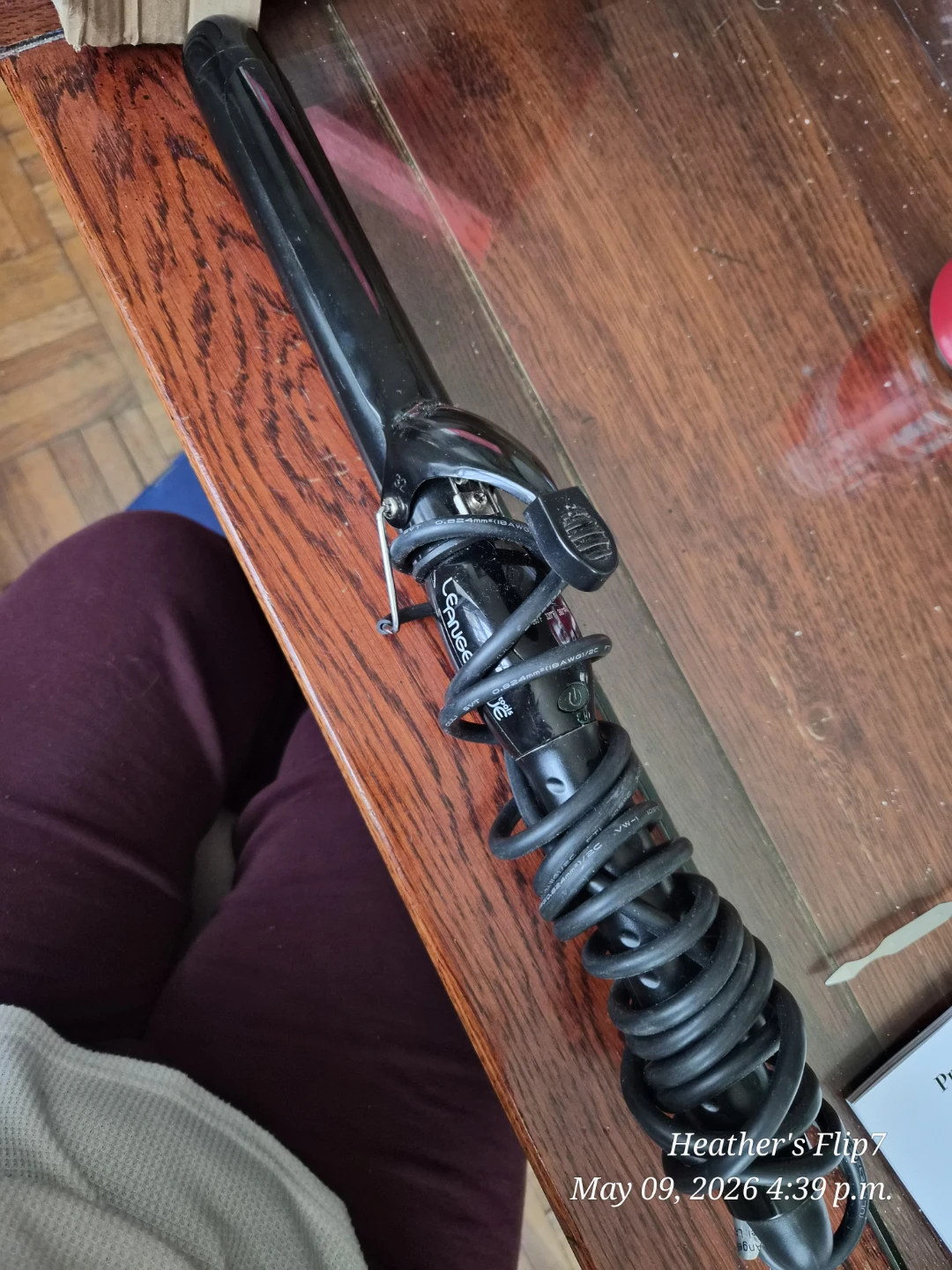L Angélique Hair Tools Curling Iron 🥕🧡 - photo 3