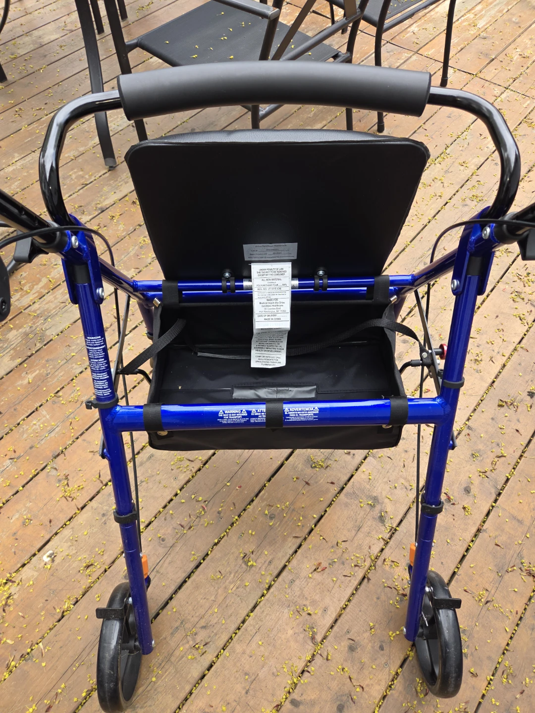 Elite 4-Wheel Walker with Seat - photo 3