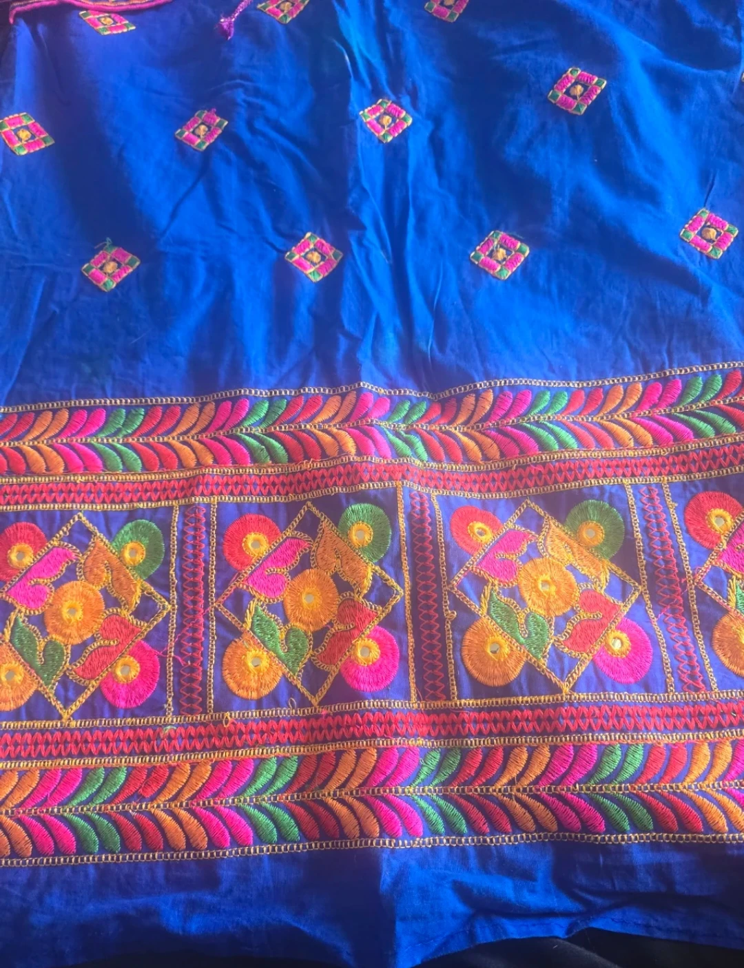 Embroidered Blue Kurti - photo 3