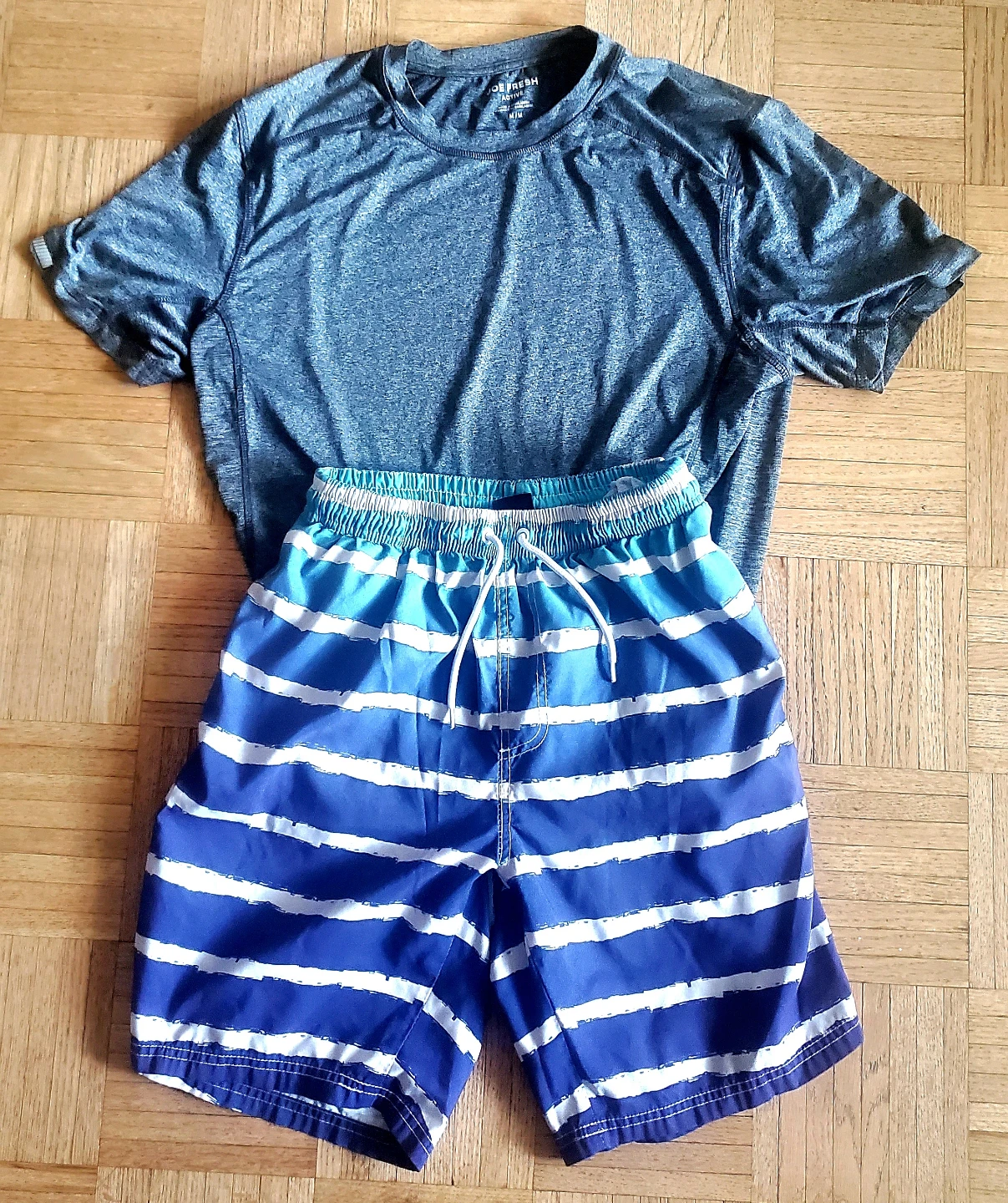 Men's Active T-Shirt and Swim Shorts