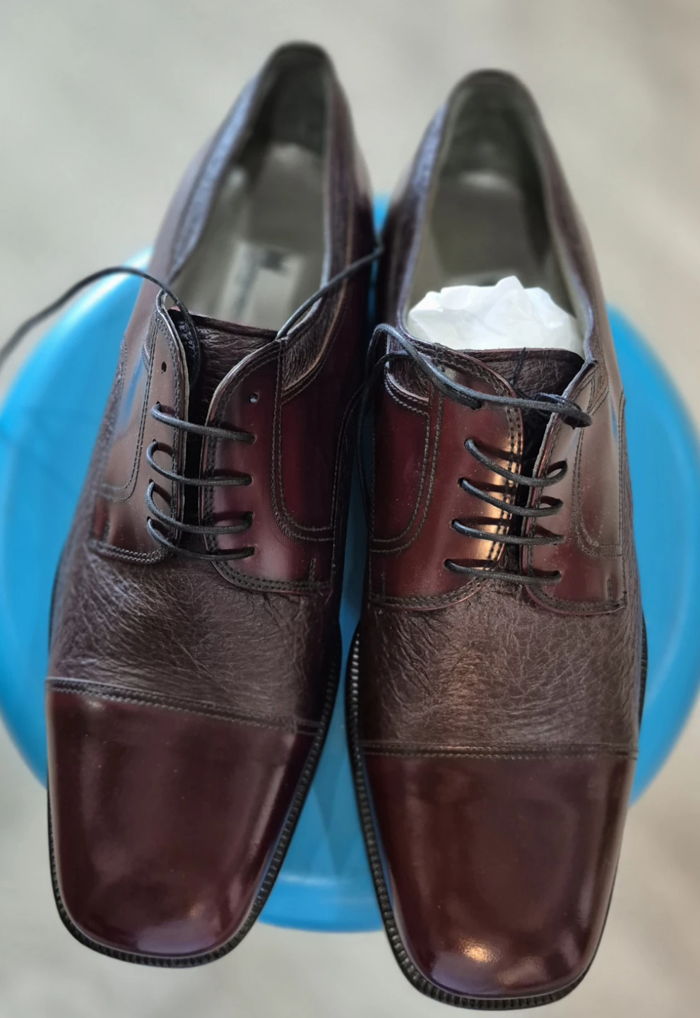Moreschi Brown Leather Oxford Dress Shoes