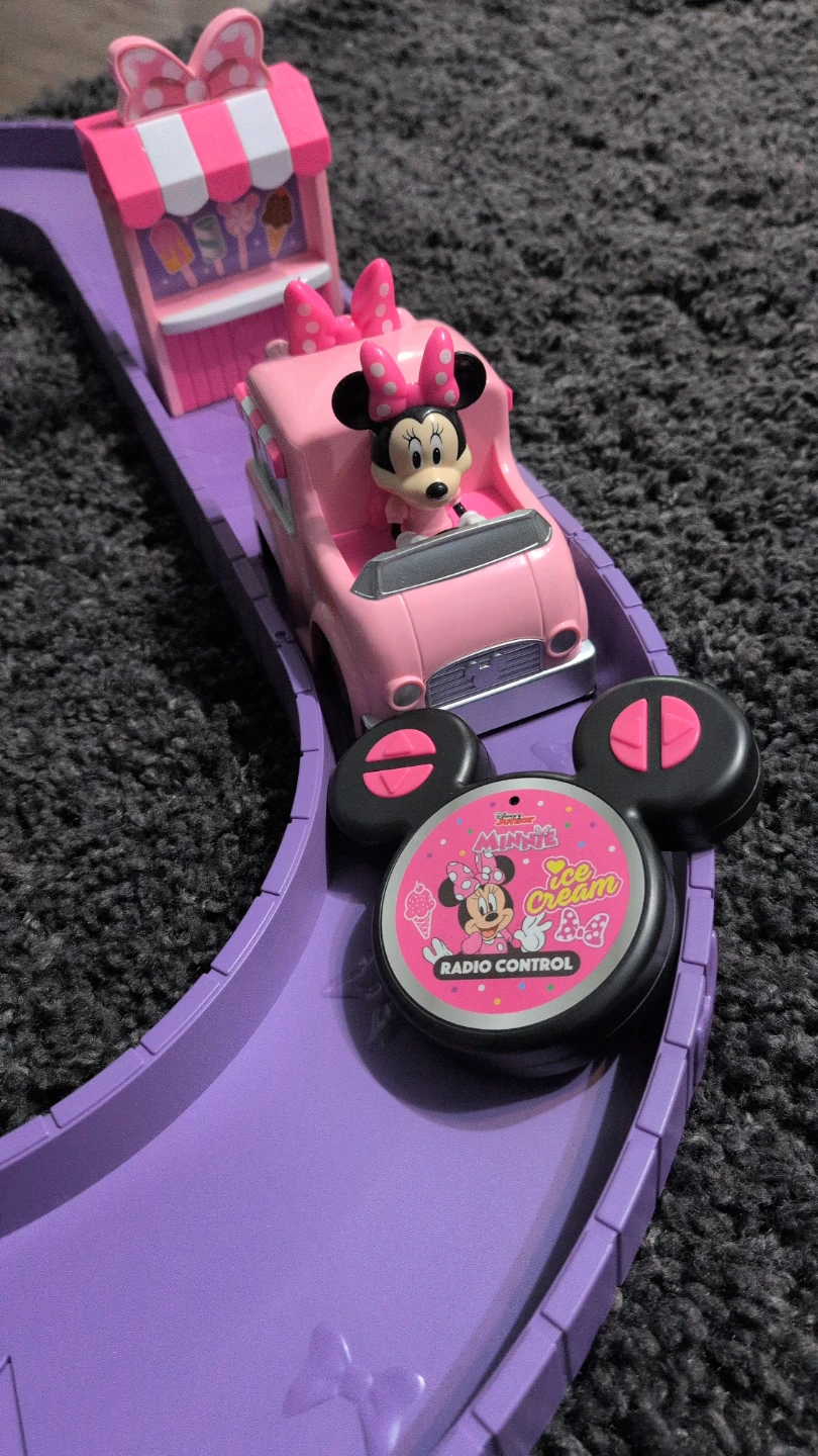 Disney Minnie Mouse "Ice Cream" Radio Control Car Track Set - photo 4