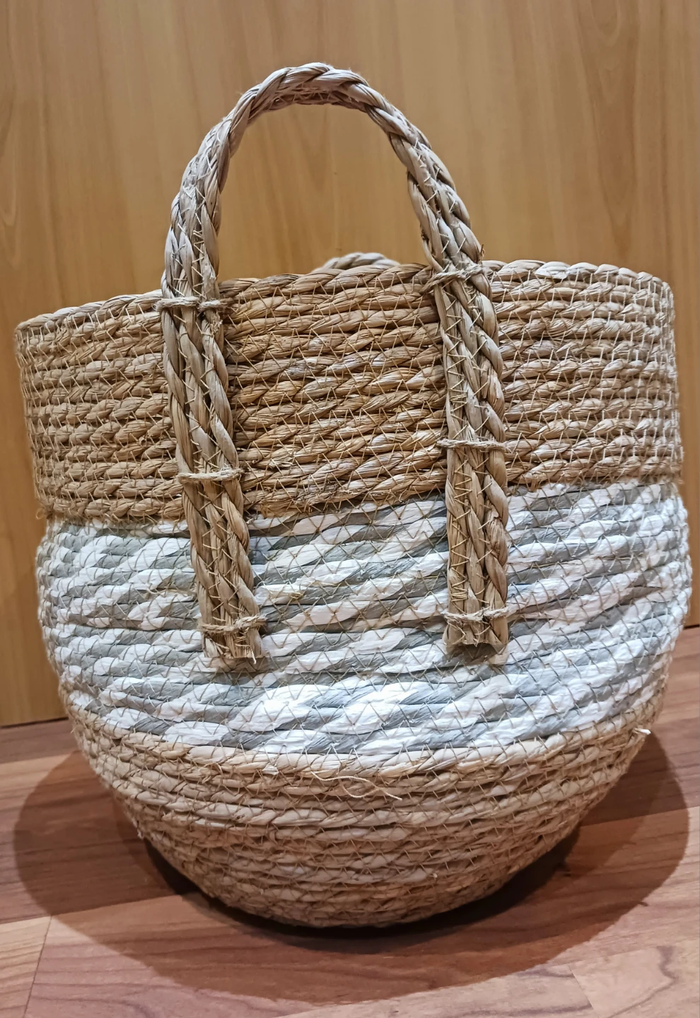 Woven Basket with Handles