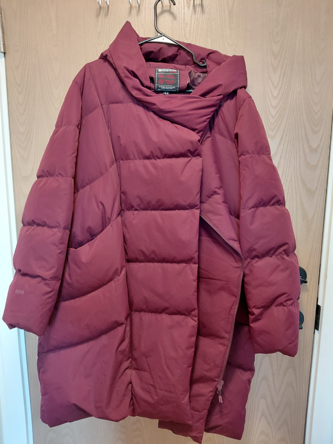 Mountain Warehouse Down Puffer Coat - Burgundy - photo 3